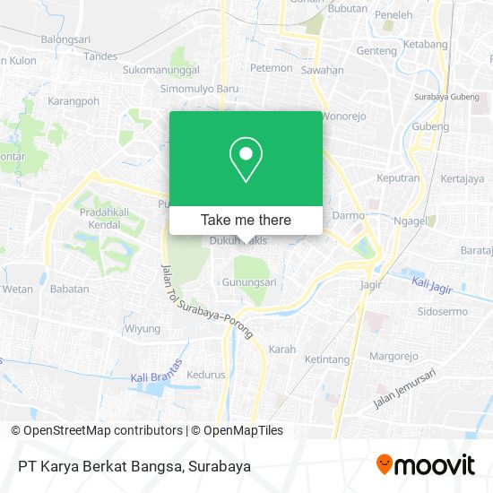 PT Karya Berkat Bangsa map