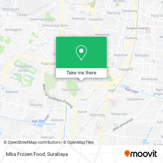 Mba Frozen Food map