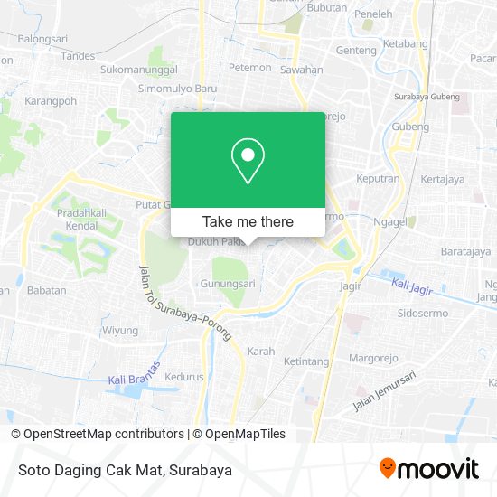 Soto Daging Cak Mat map