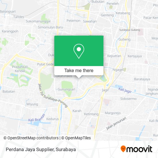 Perdana Jaya Supplier map