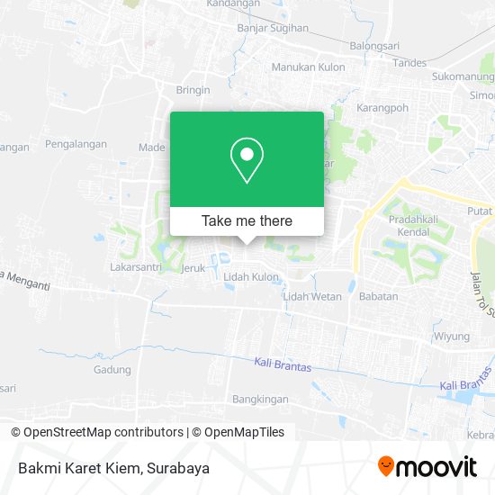 Bakmi Karet Kiem map