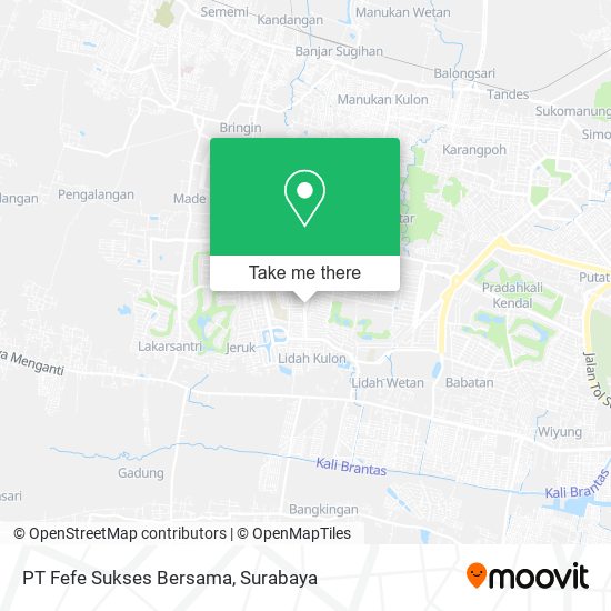 PT Fefe Sukses Bersama map