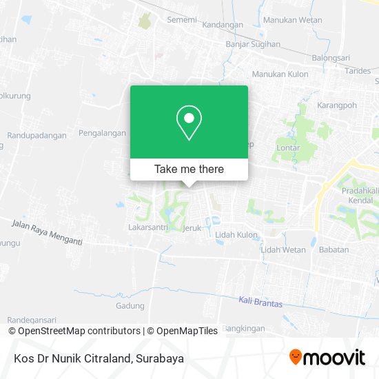 Kos Dr Nunik Citraland map