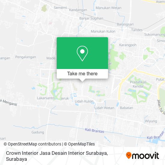 Crown Interior Jasa Desain Interior Surabaya map