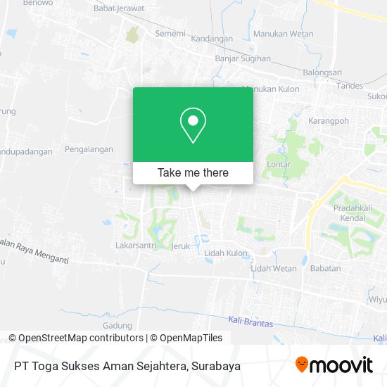 PT Toga Sukses Aman Sejahtera map