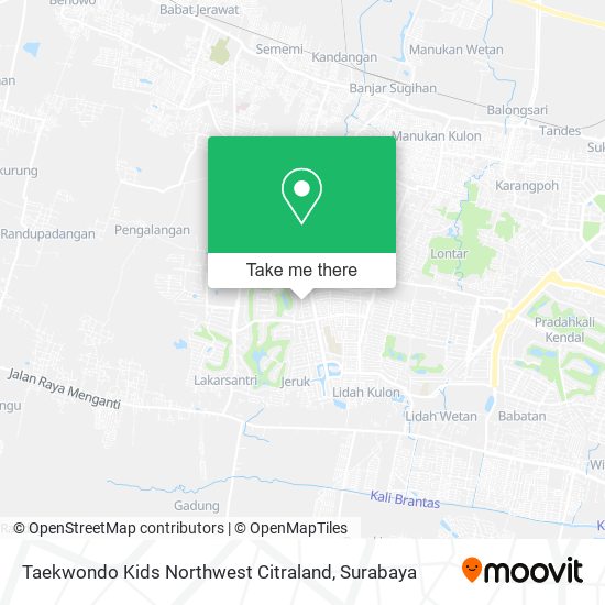 Taekwondo Kids Northwest Citraland map