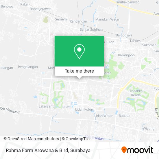 Rahma Farm Arowana & Bird map