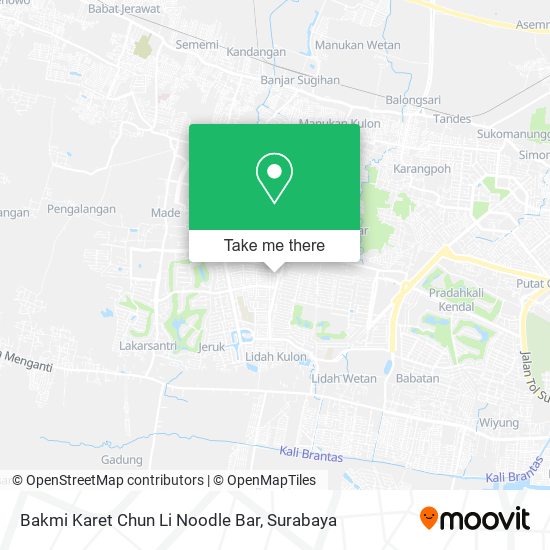 Bakmi Karet Chun Li Noodle Bar map