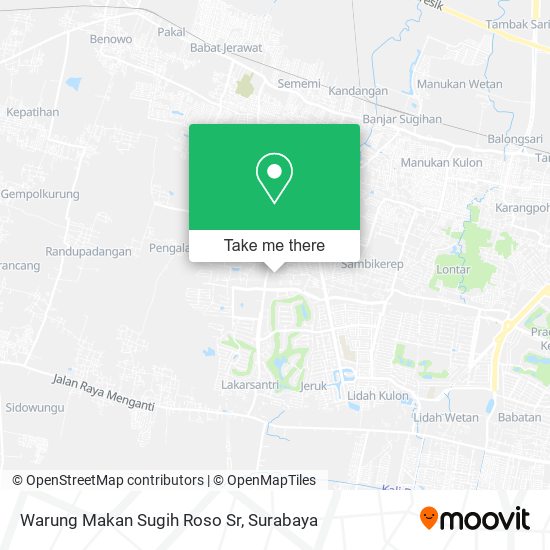 Warung Makan Sugih Roso Sr map