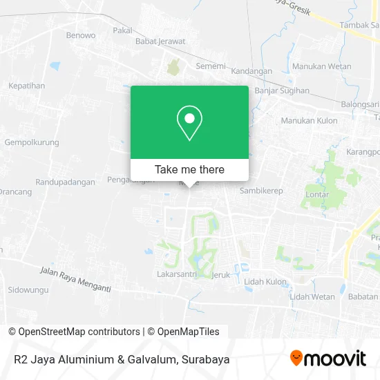 R2 Jaya Aluminium & Galvalum map