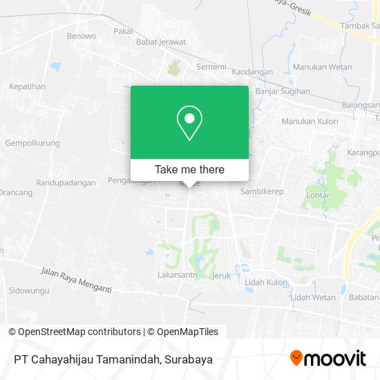 PT Cahayahijau Tamanindah map