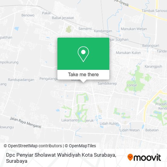 Dpc Penyiar Sholawat Wahidiyah Kota Surabaya map