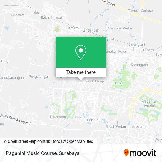 Paganini Music Course map