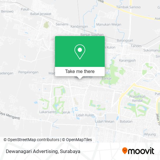 Dewanagari Advertising map
