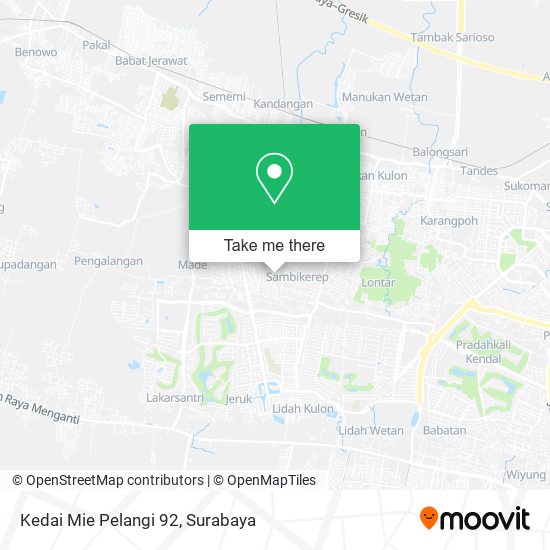 Kedai Mie Pelangi 92 map