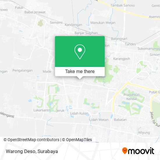 Warong Deso map