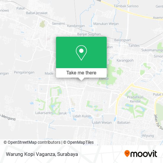 Warung Kopi Vaganza map