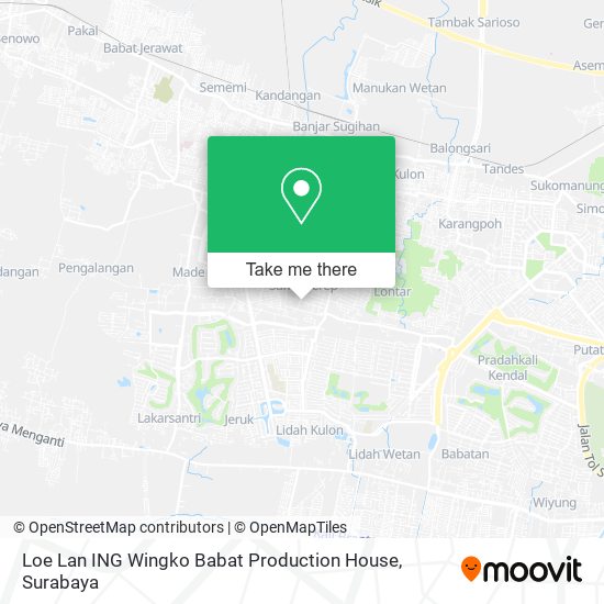 Loe Lan ING Wingko Babat Production House map