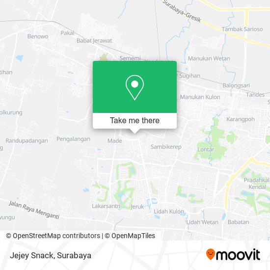 Jejey Snack map