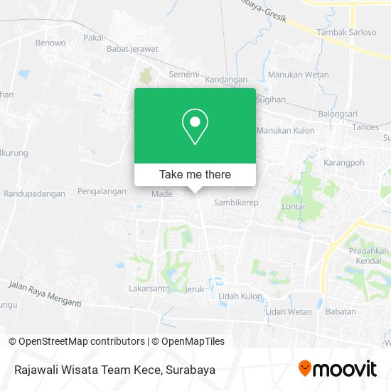 Rajawali Wisata Team Kece map