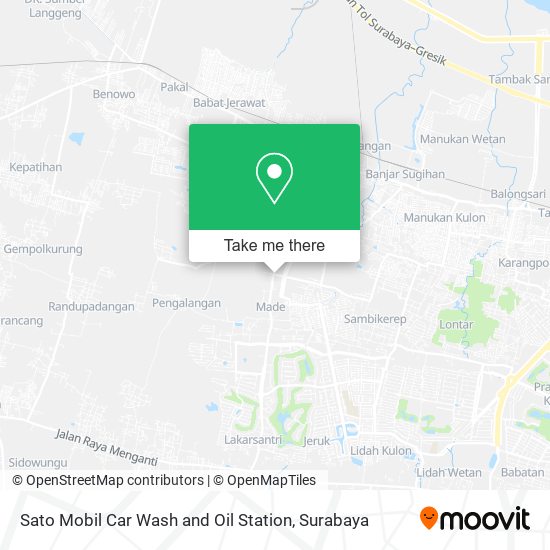 Sato Mobil Car Wash and Oil Station map