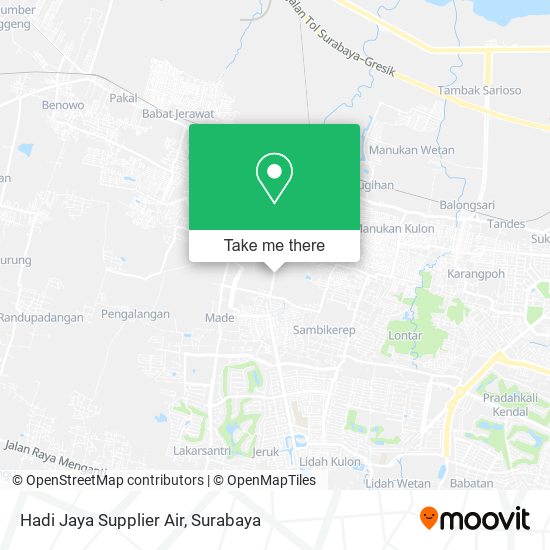 Hadi Jaya Supplier Air map