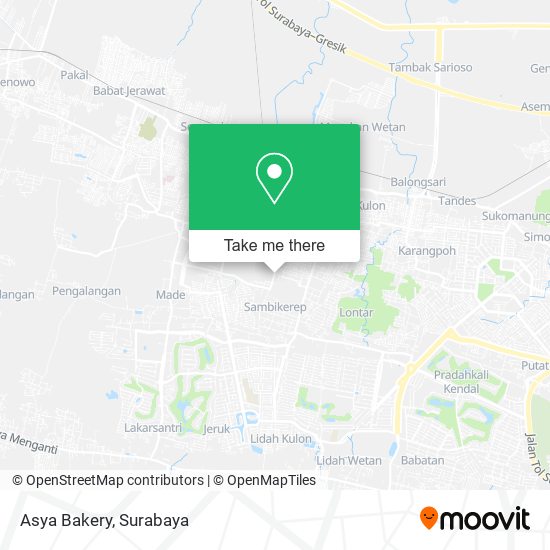 Asya Bakery map