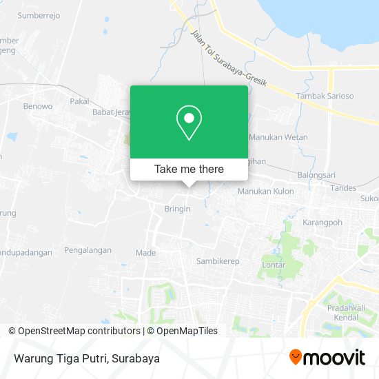 Warung Tiga Putri map