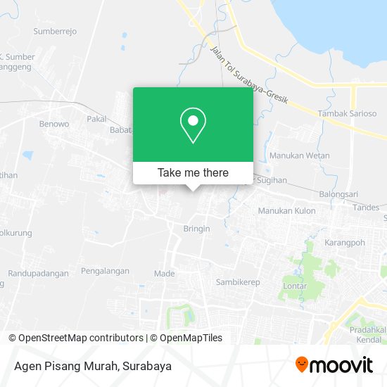 Agen Pisang Murah map