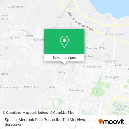 Spesial Menthok Rica Pedas Ibu Tan Mei Hwa map