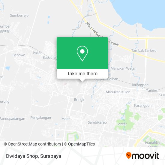 Dwidaya Shop map