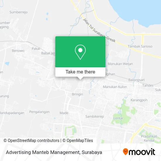 Advertising Manteb Management map