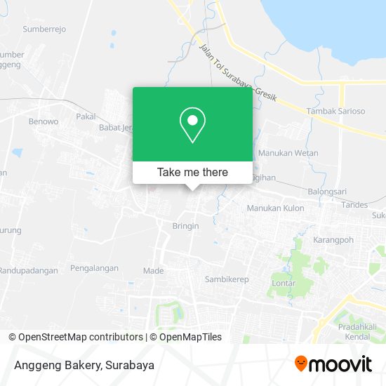 Anggeng Bakery map