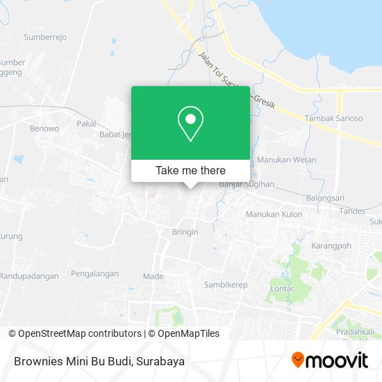 Brownies Mini Bu Budi map