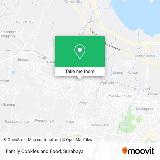 Family Cookies and Food map