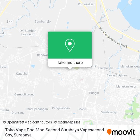 Toko Vape Pod Mod Second Surabaya Vapesecond Sby map