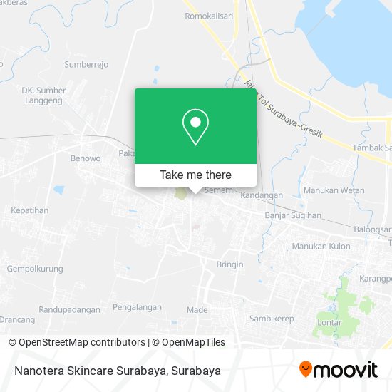 Nanotera Skincare Surabaya map