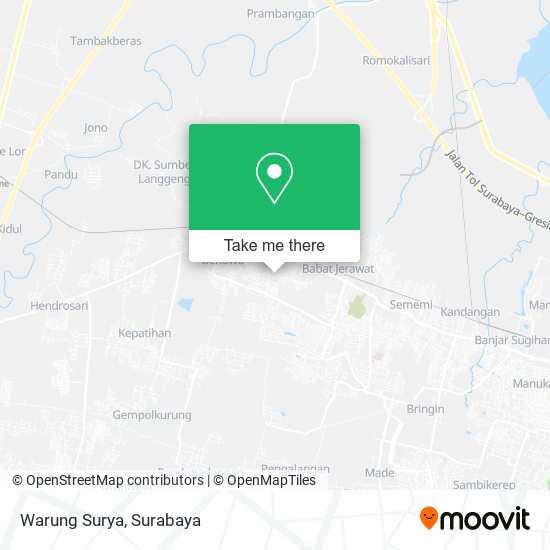 Warung Surya map