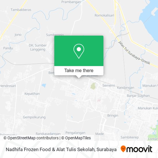 Nadhifa Frozen Food & Alat Tulis Sekolah map