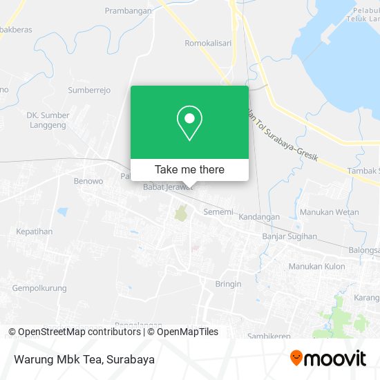 Warung Mbk Tea map