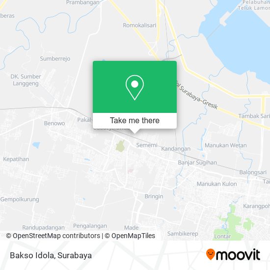 Bakso Idola map