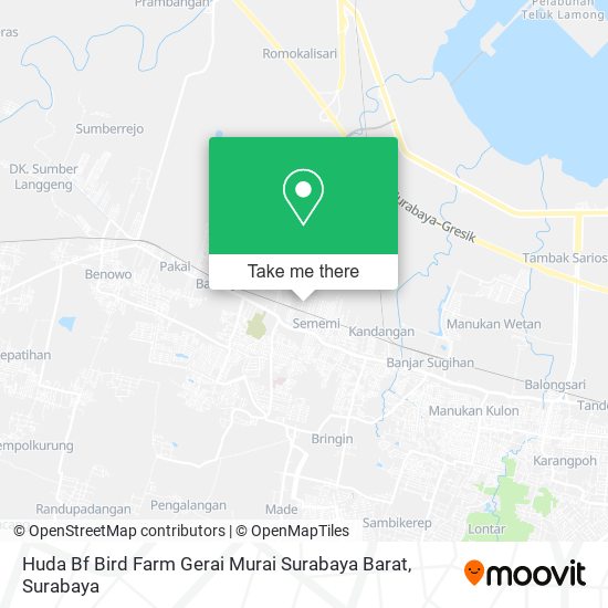 Huda Bf Bird Farm Gerai Murai Surabaya Barat map
