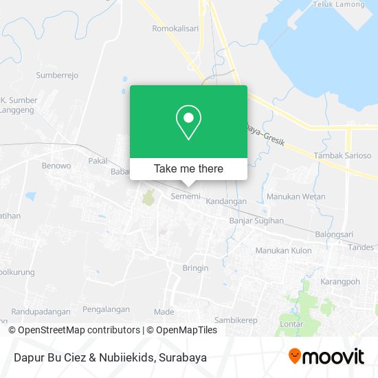 Dapur Bu Ciez & Nubiiekids map