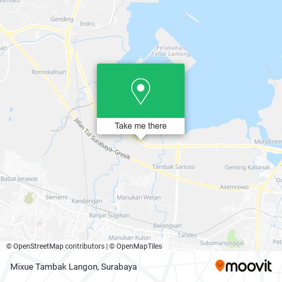 Mixue Tambak Langon map