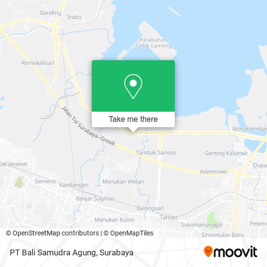 PT Bali Samudra Agung map
