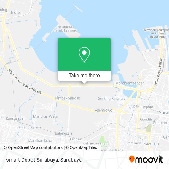 smart Depot Surabaya map