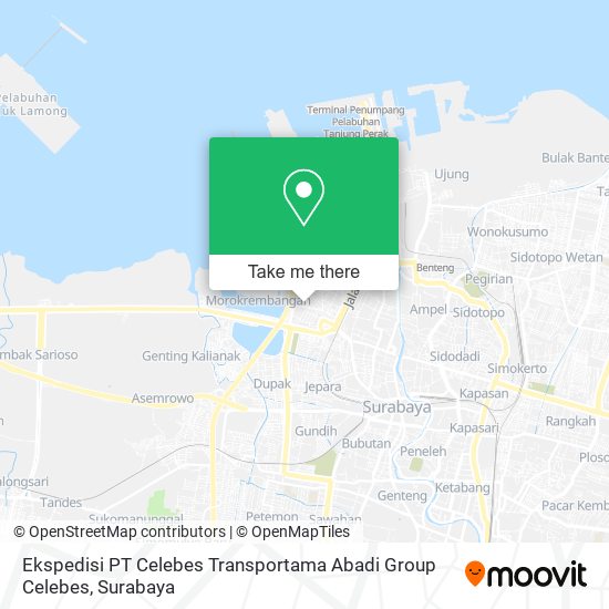 Ekspedisi PT Celebes Transportama Abadi Group Celebes map