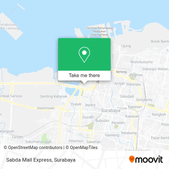 Sabda Mail Express map