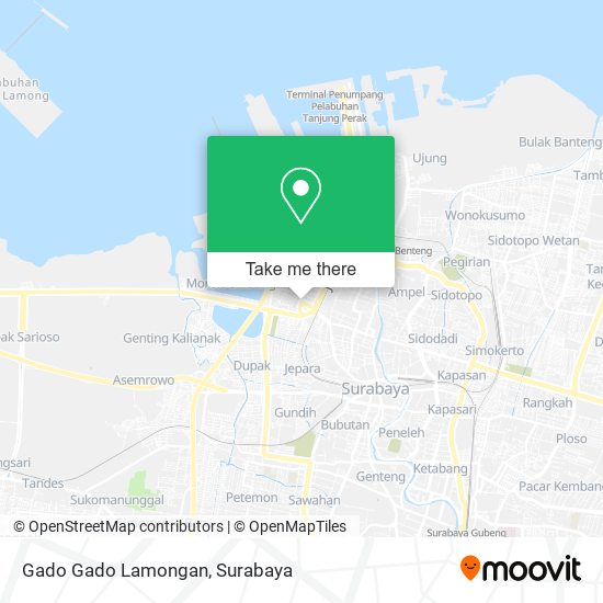 Gado Gado Lamongan map