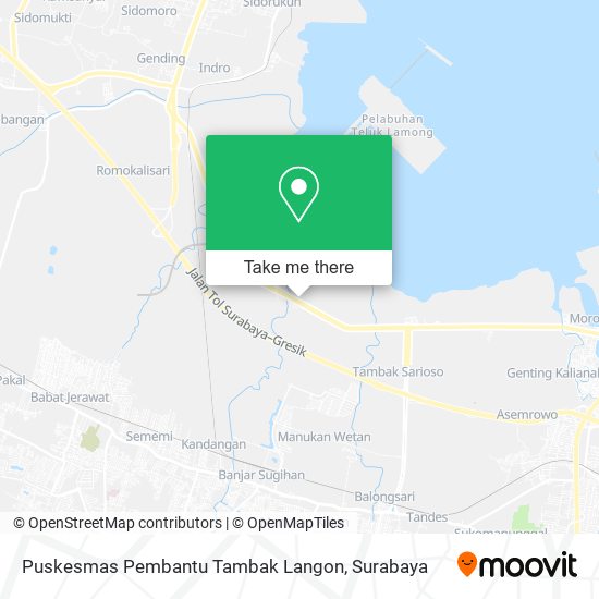 Puskesmas Pembantu Tambak Langon map
